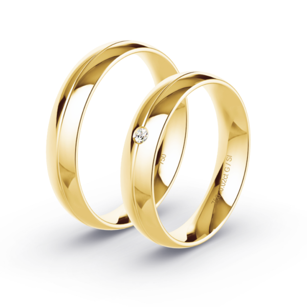 Cuore 4,5 mm - Oro 18k Amarillo - Imagen 3