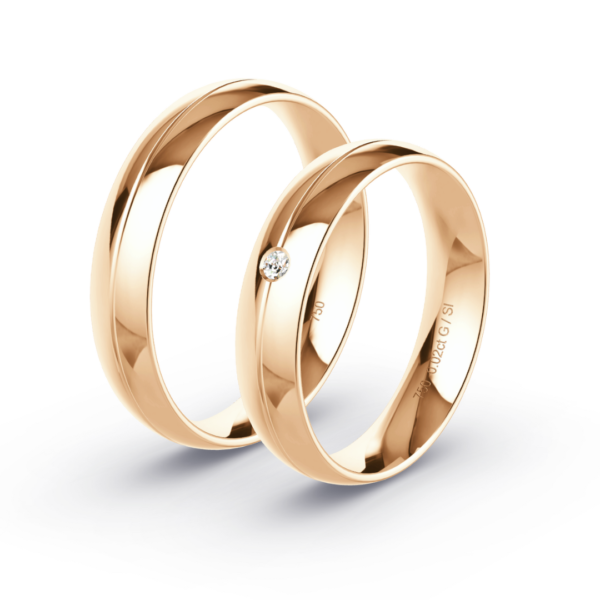 Cuore 4,5 mm - Oro 18k Rosado - Imagen 3