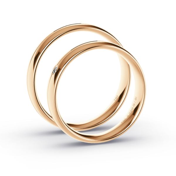 Cuore 4,5 mm - Oro 18k Rosado - Imagen 4