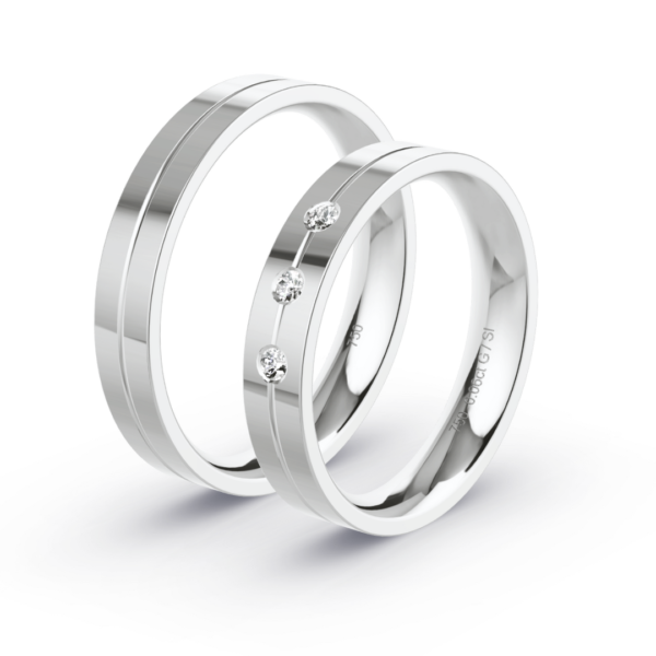 Gio 4,0 mm - Oro 18k Blanco - Imagen 3